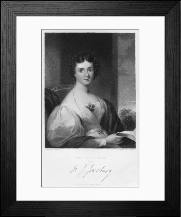 Framed Print : Mrs Fletcher, c1830s. Artist: J Cochran Framed Print : Mrs Fletcher, c1830s. Artist: J Cochran