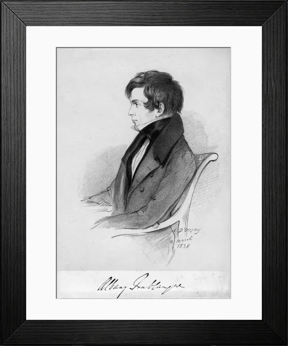 Framed Print : Albany Fonblanque, journalist, c1820-1850. Artist: Alfred d Orsay Framed Print : Albany Fonblanque, journalist, c1820-1850. Artist: Alfred d Orsay
