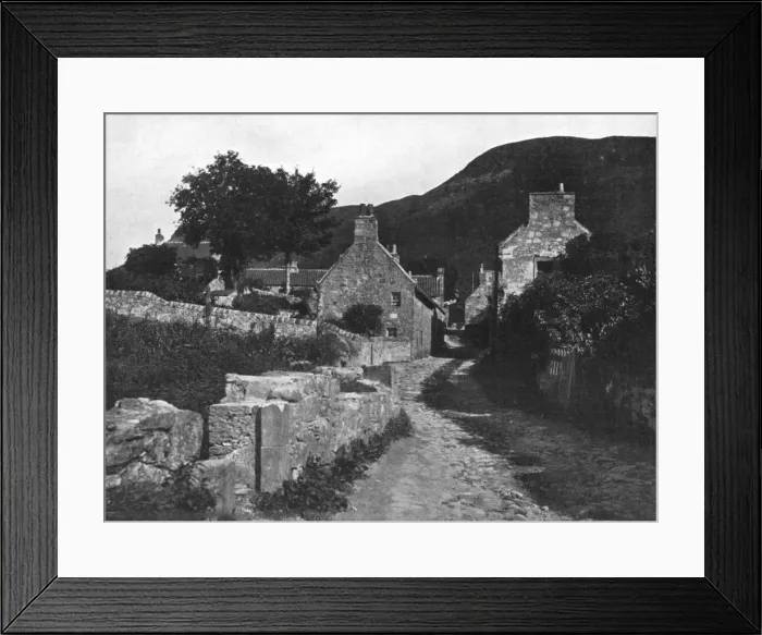 Framed Print : Michael Bruces cottage, Kinnesswood, Kinross, Scotland, 1924-1926. Artist: Valentine & Sons Framed Print : Michael Bruces cottage, Kinnesswood, Kinross, Scotland, 1924-1926. Artist: Valentine & Sons