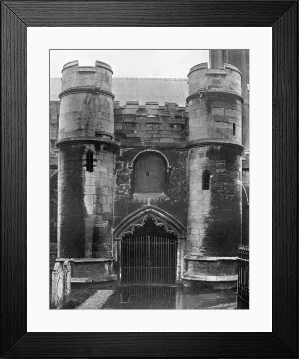 Framed Print : The porch, Holbeach Church, Lincolnshire, 1924-1926. Artist: Valentine & Sons Framed Print : The porch, Holbeach Church, Lincolnshire, 1924-1926. Artist: Valentine & Sons