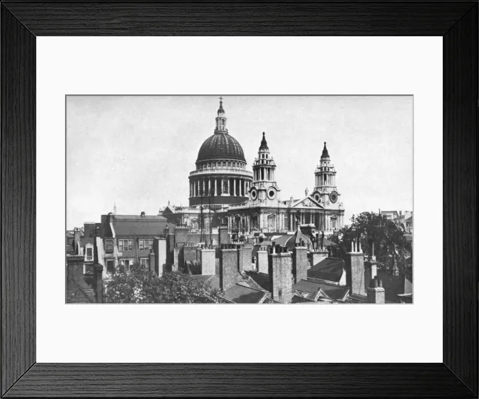 Framed Print : St Pauls Cathedral, London, 1924-1926 Framed Print : St Pauls Cathedral, London, 1924-1926