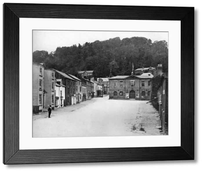 Framed Print : A street in Montgomery, Wales, 1924-1926. Artist: E Bastard Framed Print : A street in Montgomery, Wales, 1924-1926. Artist: E Bastard