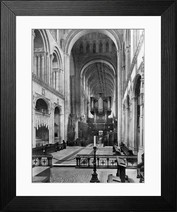 Framed Print : The choir, Norwich Cathedral, 1924-1926. Artist: Francis Frith & Co Framed Print : The choir, Norwich Cathedral, 1924-1926. Artist: Francis Frith & Co