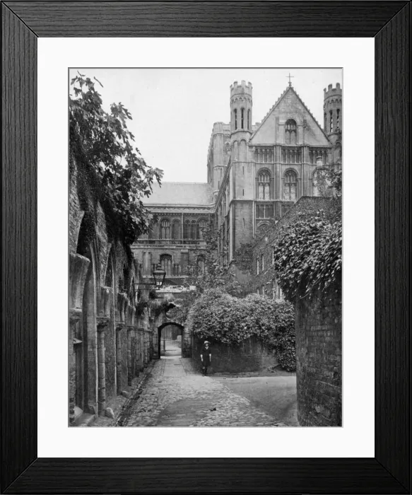Framed Print : The Steps, Peterborough Cathedral, Cambridgeshire, 1924-1926. Artist: Francis Frith & Co Framed Print : The Steps, Peterborough Cathedral, Cambridgeshire, 1924-1926. Artist: Francis Frith & Co