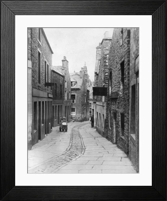 Framed Print : A street in Stromness, Orkney, Scotland, 1924-1926. Artist: Thomas Kent Framed Print : A street in Stromness, Orkney, Scotland, 1924-1926. Artist: Thomas Kent