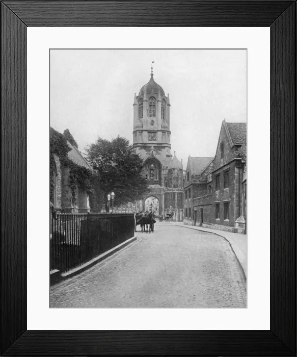 Framed Print : Tom Tower, Christchurch College, Oxford, Oxfordshire, 1924-1926. Artist: W Mann Framed Print : Tom Tower, Christchurch College, Oxford, Oxfordshire, 1924-1926. Artist: W Mann