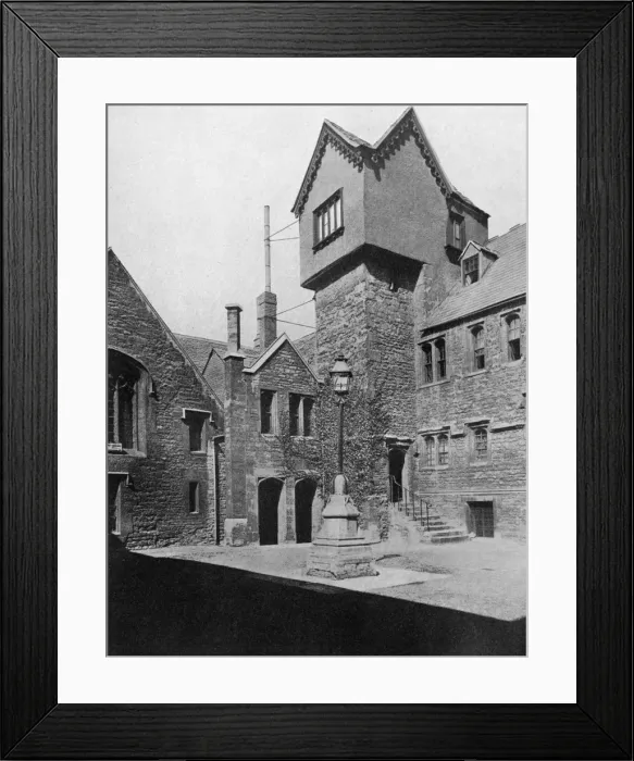 Framed Print : Merton College, Oxford, Oxfordshire, 1924-1926. Artist: HN King Framed Print : Merton College, Oxford, Oxfordshire, 1924-1926. Artist: HN King