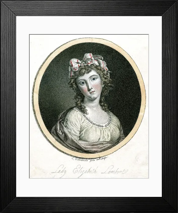 Framed Print : Lady Elizabeth Lambert, 1750-1820 Framed Print : Lady Elizabeth Lambert, 1750-1820