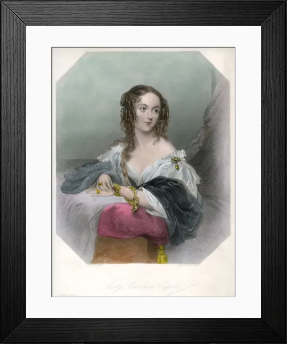 Framed Print : Lady Caroline Capel, c1800-1820Artist: John Hayter Framed Print : Lady Caroline Capel, c1800-1820Artist: John Hayter