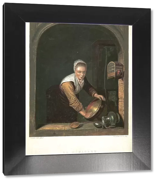 La Menagere, c1630-1670Artist: Gerrit Dou