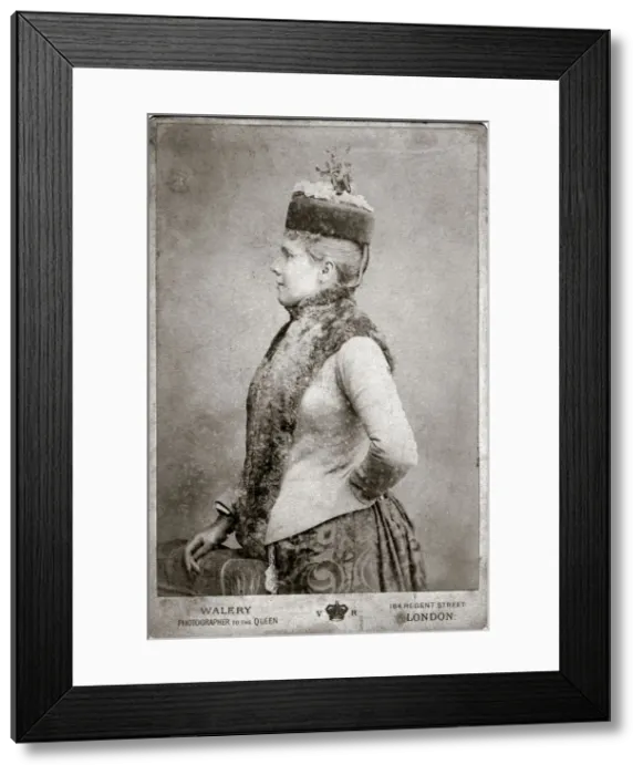 Framed Print : Portrait of a woman, c1875-1915Artist: Walery Framed Print : Portrait of a woman, c1875-1915Artist: Walery