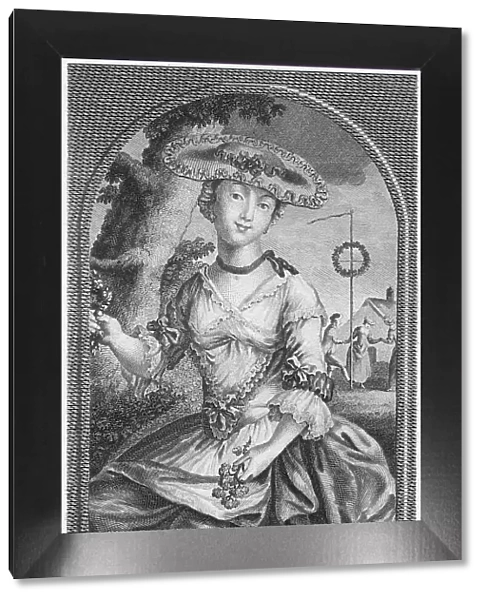 Young woman, c1740-1810. Artist: Francesco Bartolozzi