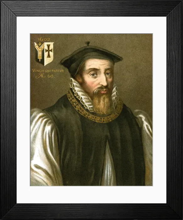 Framed Print : John Whitgift, Archbishop of Canterbury, 1602 Framed Print : John Whitgift, Archbishop of Canterbury, 1602