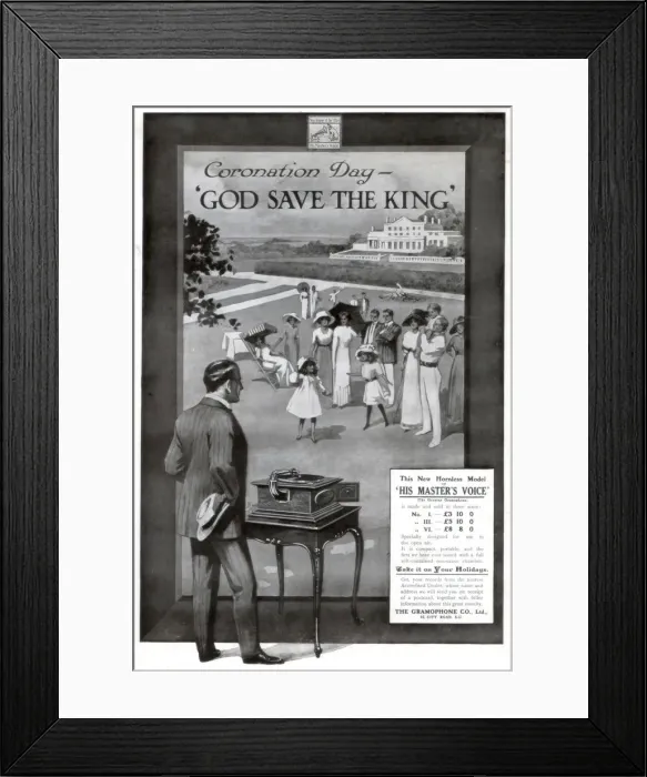 Framed Print : Advertisement for the Gramophone and Co. Ltd Framed Print : Advertisement for the Gramophone and Co. Ltd