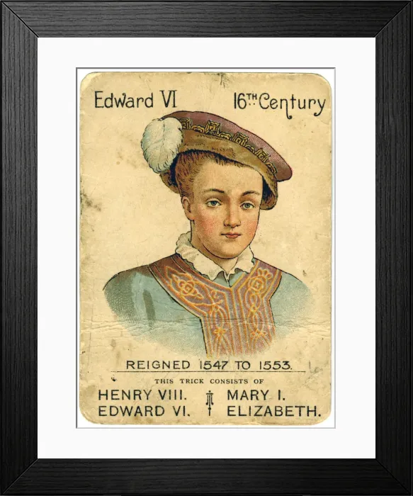 Framed Print : King Edward VI (1537-1553), 1901-1910 Framed Print : King Edward VI (1537-1553), 1901-1910