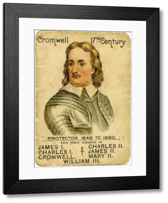 Framed Print : Oliver Cromwell (1599-1658), Lord Protector of England, 1901-1910 Framed Print : Oliver Cromwell (1599-1658), Lord Protector of England, 1901-1910