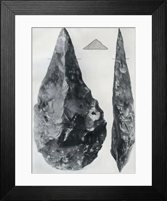 Framed Print : Sharp pointed implements, from Henley, Oxfordshire, 1926 Framed Print : Sharp pointed implements, from Henley, Oxfordshire, 1926