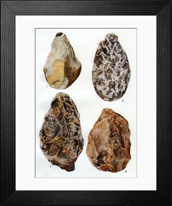 Framed Print : Specimens of patination in Britain, 1926 Framed Print : Specimens of patination in Britain, 1926