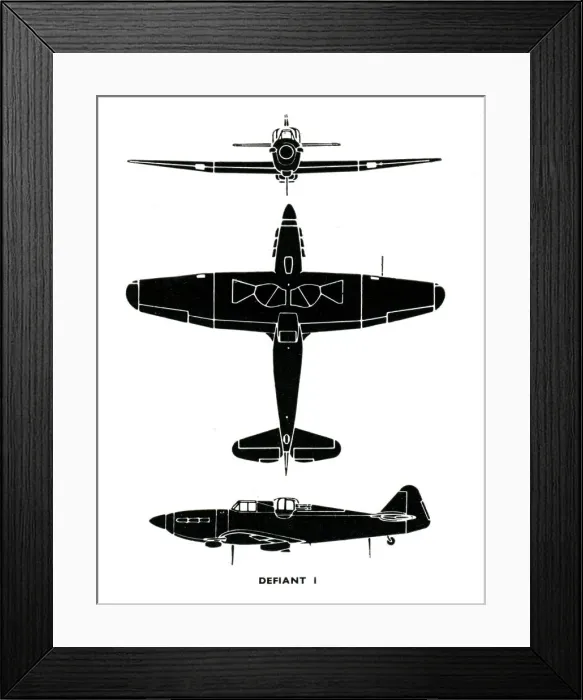Framed Print : Boulton Paul Defiant I, 1941 Framed Print : Boulton Paul Defiant I, 1941