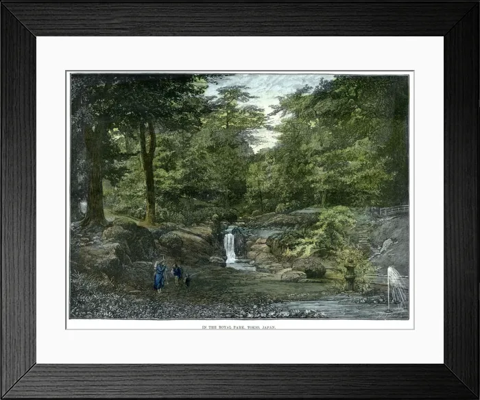Framed Print : The Royal Park, Tokyo, Japan, 1889 Framed Print : The Royal Park, Tokyo, Japan, 1889