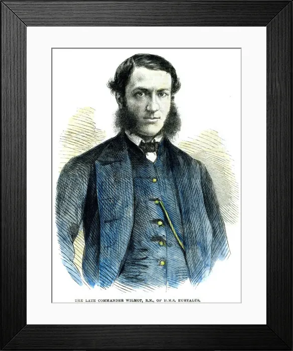 Framed Print : Commander Wilmot, of HMS Euryalus, 1863 Framed Print : Commander Wilmot, of HMS Euryalus, 1863