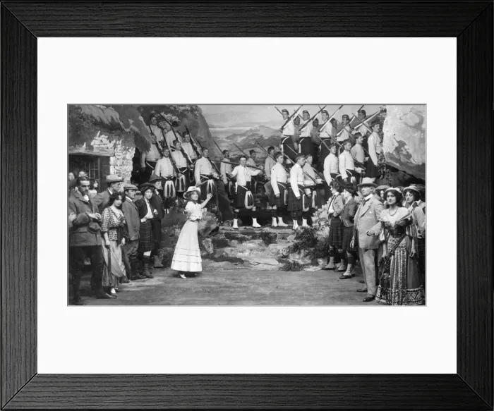 Framed Print : Performance of The Gay Gordons, c1907 Framed Print : Performance of The Gay Gordons, c1907