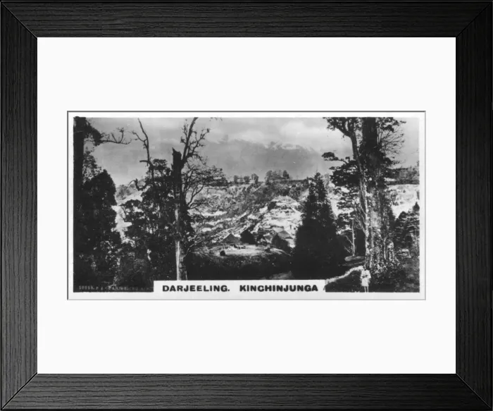 Framed Print : Kinchinjunga from Beechwood, Darjeeling, India, c1925 Framed Print : Kinchinjunga from Beechwood, Darjeeling, India, c1925