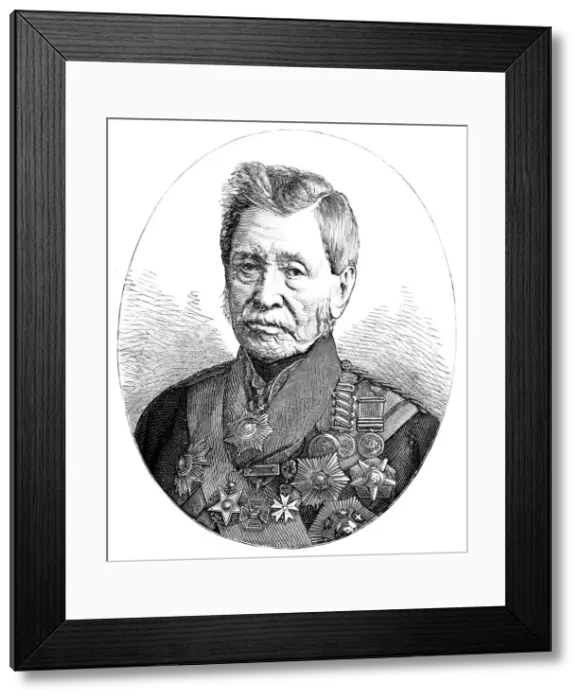 Framed Print : General Sir John Fox Burgoyne (1782-1871), British soldier Framed Print : General Sir John Fox Burgoyne (1782-1871), British soldier