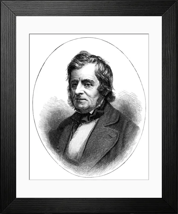 Framed Print : John Arthur Roebuck (1801-1879), British politician Framed Print : John Arthur Roebuck (1801-1879), British politician