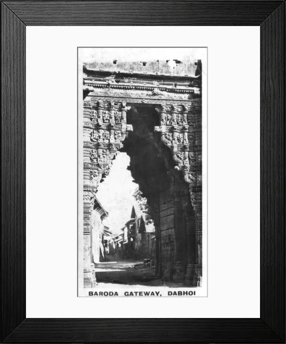 Framed Print : Baroda Gateway, Dabhoi, Gujarat, India, c1925 Framed Print : Baroda Gateway, Dabhoi, Gujarat, India, c1925