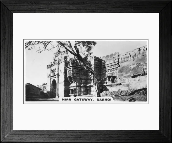Framed Print : Hira Gateway, Dabhoi, Gujarat, India, c1925 Framed Print : Hira Gateway, Dabhoi, Gujarat, India, c1925