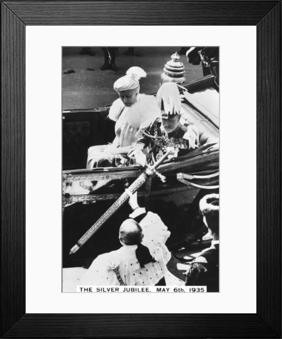 Framed Print : King George Vs Silver Jubilee, London, 6th May, 1935 Framed Print : King George Vs Silver Jubilee, London, 6th May, 1935