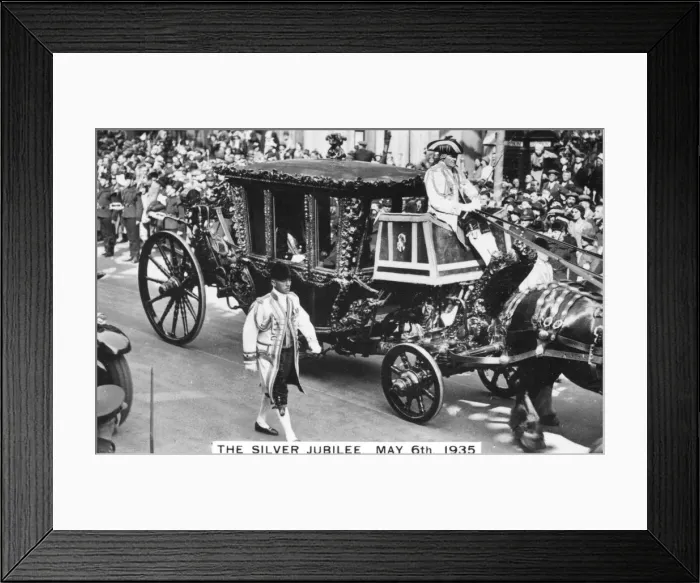 Framed Print : King George Vs Silver Jubilee, London, 6th May, 1935 Framed Print : King George Vs Silver Jubilee, London, 6th May, 1935
