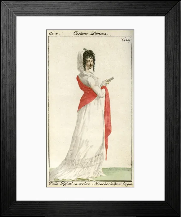 Framed Print : French fashions of the 19th century, 1803 (1938) Framed Print : French fashions of the 19th century, 1803 (1938)