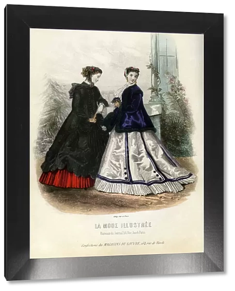 French fashions of the 19th century, 1866 (1938)