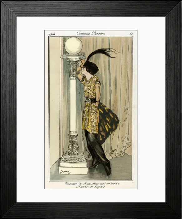 Framed Print : French fashions of the 20th century, 1913 (1938) Framed Print : French fashions of the 20th century, 1913 (1938)