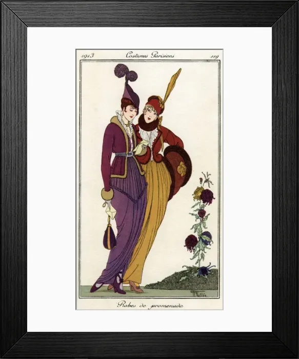 Framed Print : French fashions of the 20th century, 1913 (1938) Framed Print : French fashions of the 20th century, 1913 (1938)