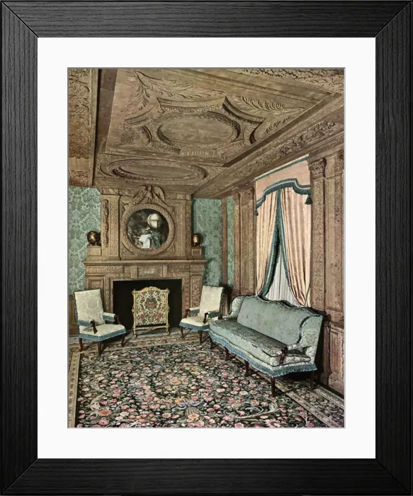 Framed Print : A living room during the reign of Louis XIII, Hotel Marion du Fresne, Saint-Malo, France, 1938 Framed Print : A living room during the reign of Louis XIII, Hotel Marion du Fresne, Saint-Malo, France, 1938