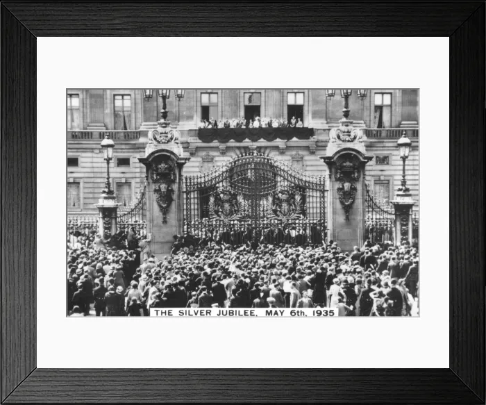 Framed Print : King George Vs Silver Jubilee, London, 6th May, 1935 Framed Print : King George Vs Silver Jubilee, London, 6th May, 1935