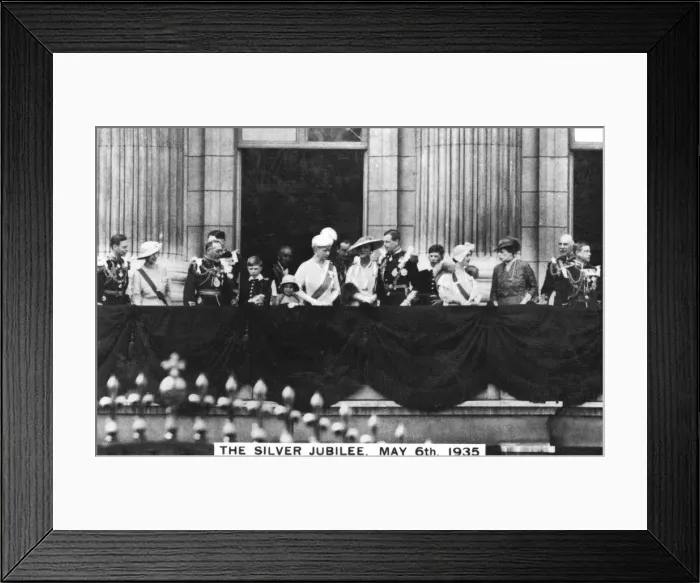 Framed Print : King George Vs Silver Jubilee, London, 6th May, 1935 Framed Print : King George Vs Silver Jubilee, London, 6th May, 1935