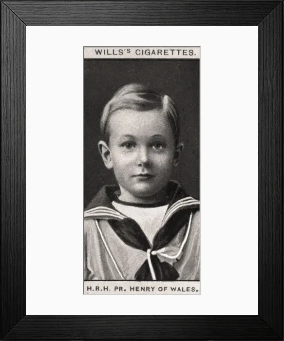Framed Print : H. R. H Henry of Wales, 1908. Artist: WD & HO Wills Framed Print : H. R. H Henry of Wales, 1908. Artist: WD & HO Wills