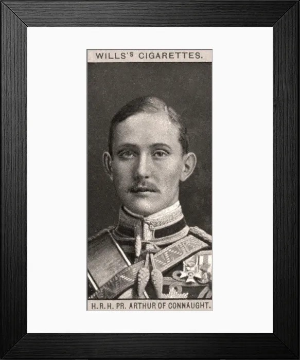 Framed Print : Prince Arthur of Connaught, 1908. Artist: WD & HO Wills Framed Print : Prince Arthur of Connaught, 1908. Artist: WD & HO Wills