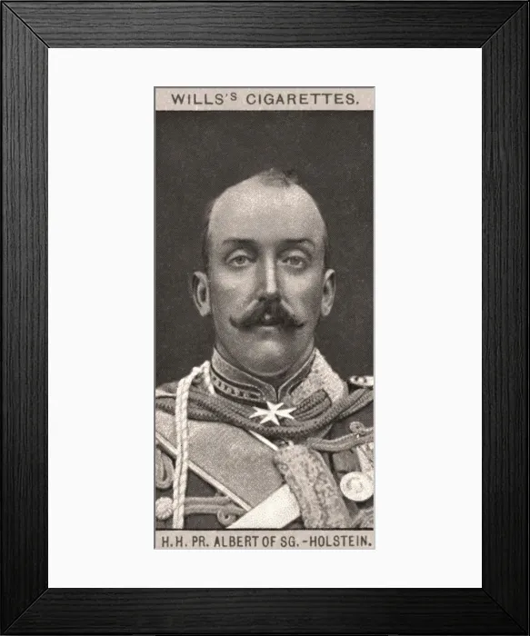 Framed Print : H. H, PR. Albert of SG-Holstein, 1908. Artist: WD & HO Wills