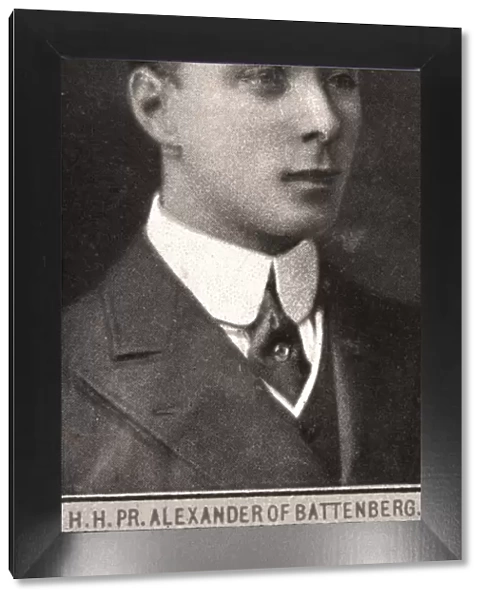 H. H, PR. Alexander of Battenberg, 1908. Artist: WD & HO Wills