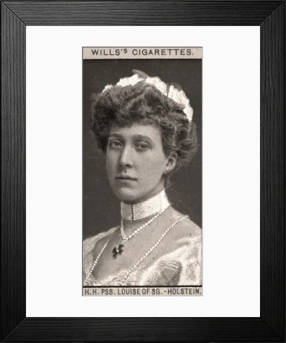 Framed Print : H. H, PSS. Louise of SG-Holstein, 1908. Artist: WD & HO Wills Framed Print : H. H, PSS. Louise of SG-Holstein, 1908. Artist: WD & HO Wills