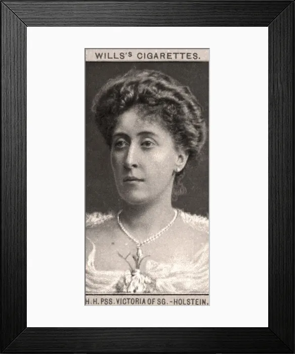 Framed Print : H. H, PSS. Victoria of SG-Holstein, 1908. Artist: WD & HO Wills Framed Print : H. H, PSS. Victoria of SG-Holstein, 1908. Artist: WD & HO Wills
