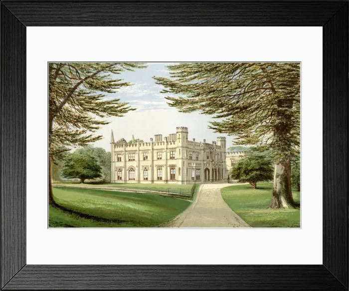 Framed Print : Thrybergh Park, Yorkshire, home of the Fullerton family, c1880 Framed Print : Thrybergh Park, Yorkshire, home of the Fullerton family, c1880