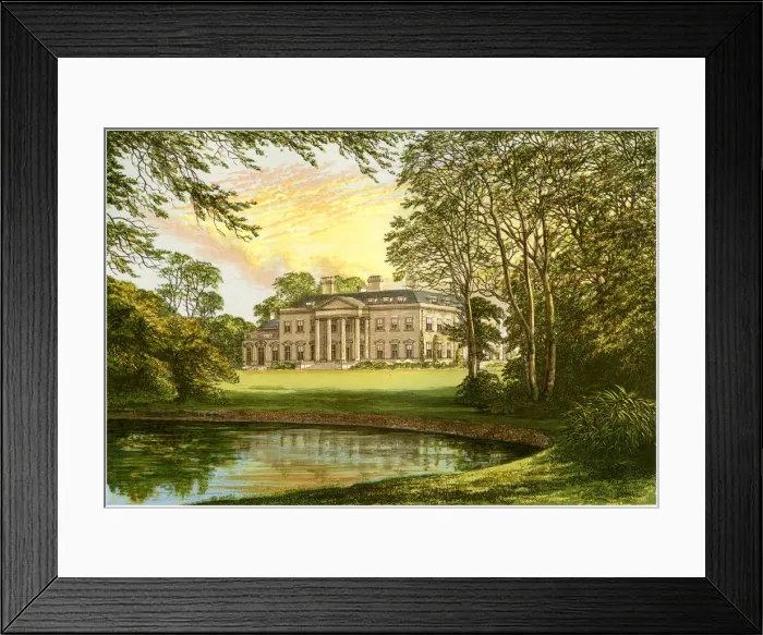 Framed Print : Broadlands, Hampshire, home of the Cowper-Temple family, c1880 Framed Print : Broadlands, Hampshire, home of the Cowper-Temple family, c1880