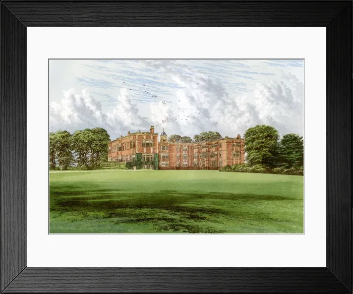 Framed Print : Temple Newsam, home of the Meynell-Ingram family, c1880 Framed Print : Temple Newsam, home of the Meynell-Ingram family, c1880