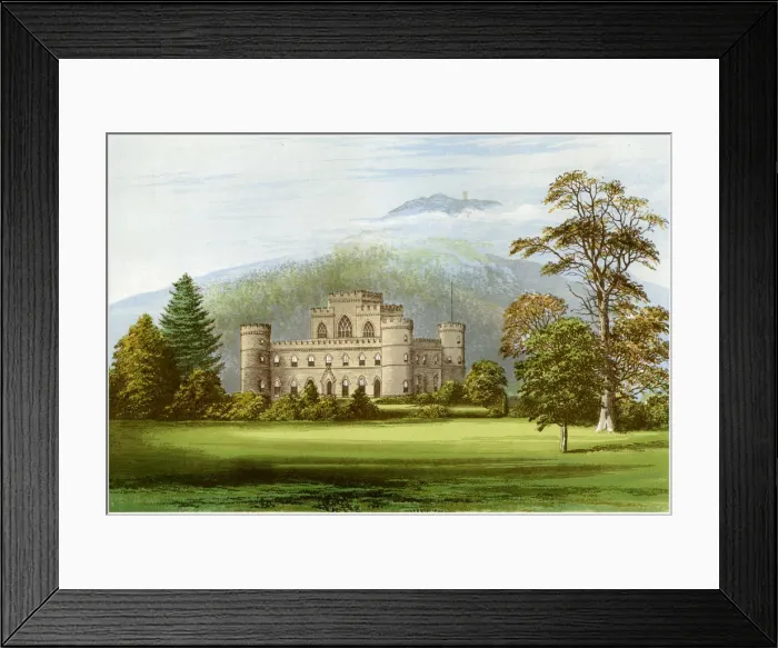 Framed Print : Inveraray Castle, Argyllshire, Scotland, home of the Duke of Argyll, c1880 Framed Print : Inveraray Castle, Argyllshire, Scotland, home of the Duke of Argyll, c1880